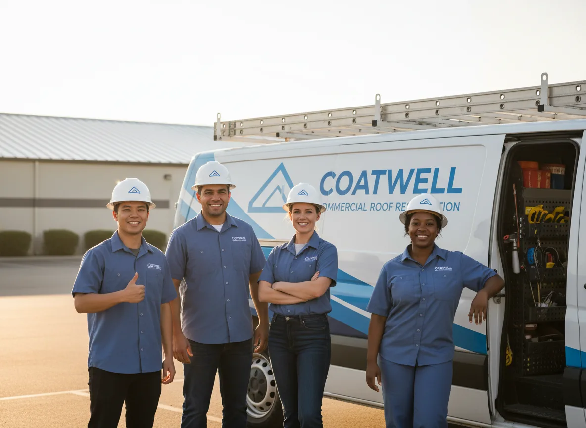 Commercial roof coating company in Dawson, IA